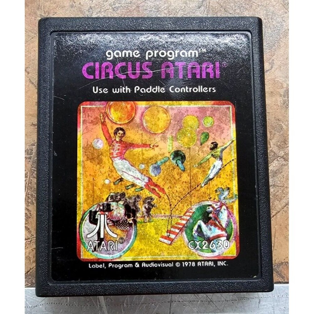 Vintage Circus Atari - 1978 - ATARI 2600